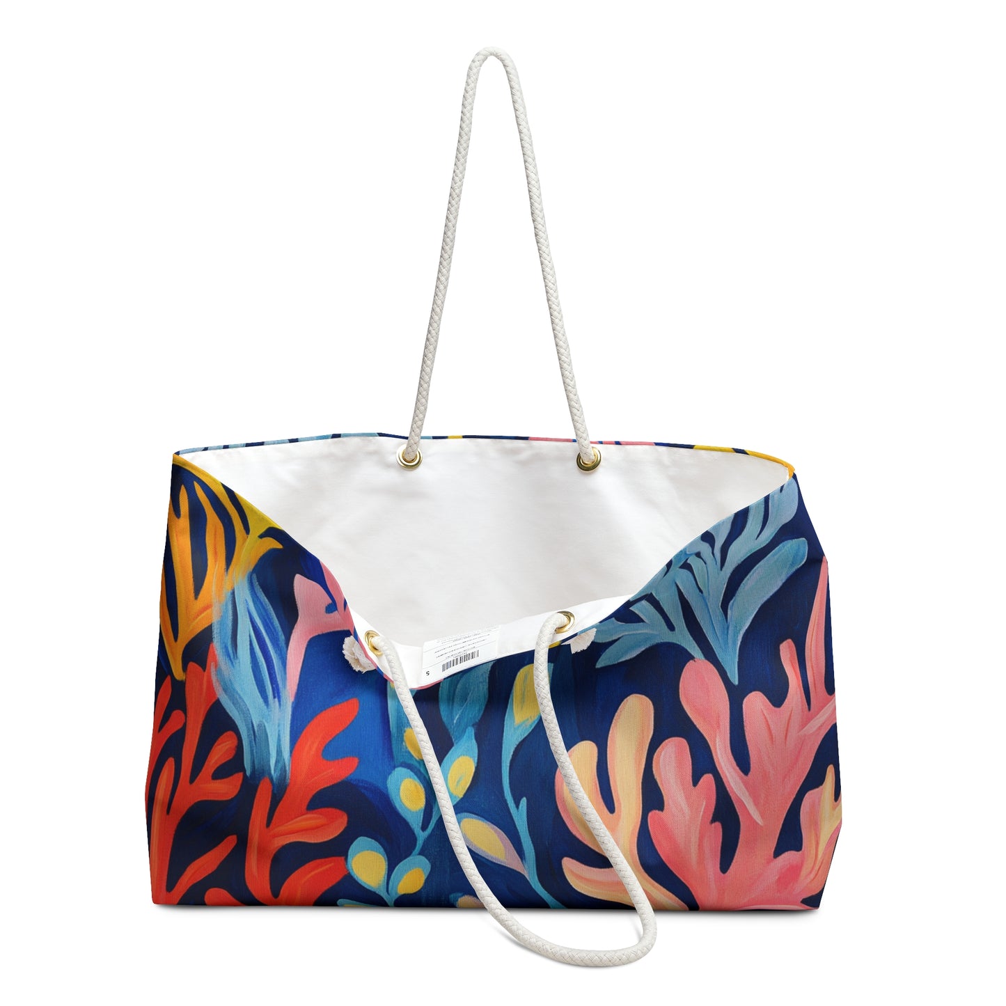 Vibrant Coral Reef Weekender Bag - Perfect for Travel & Beach Outings