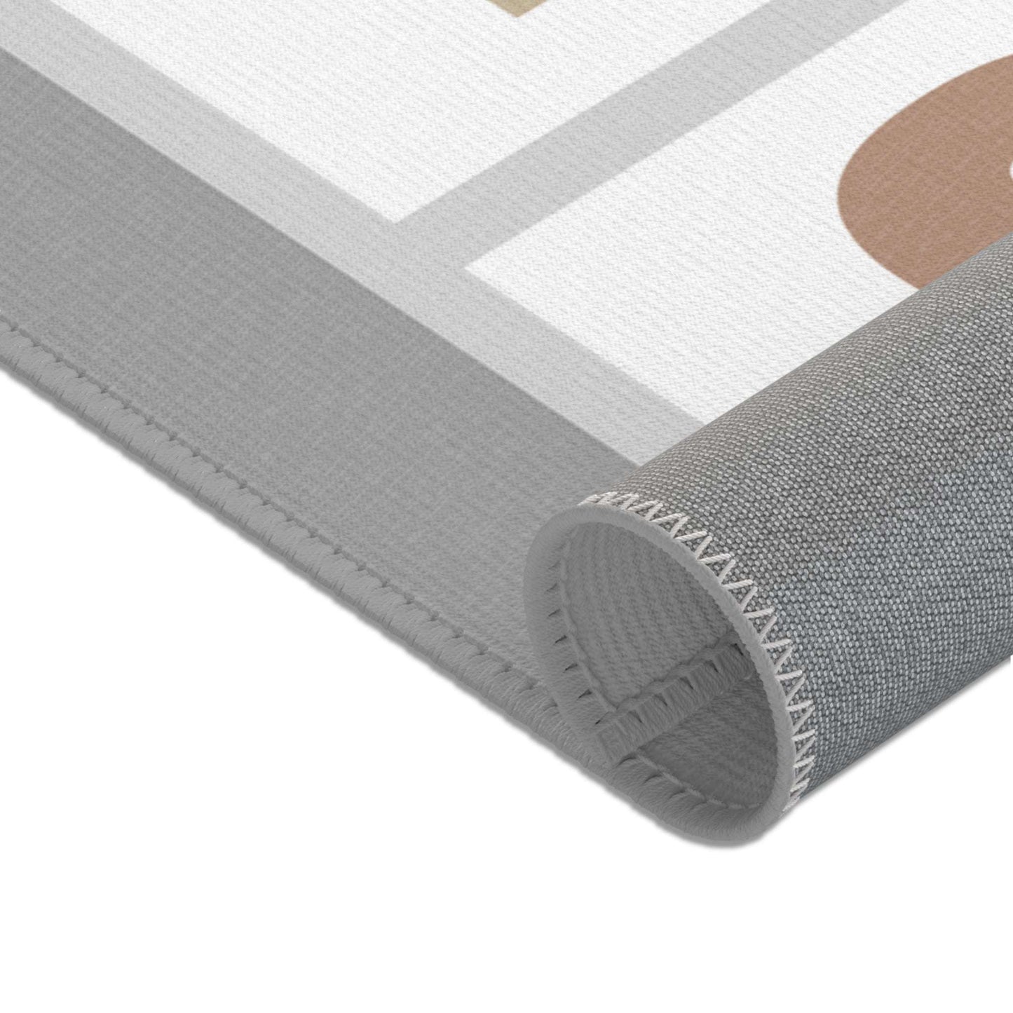 Chic Numeric Area Rug – Modern Geometric Design