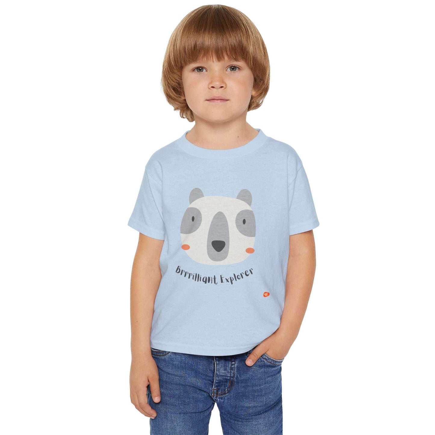 Brilliant Explorer Toddler T-Shirt - Cute Panda Design