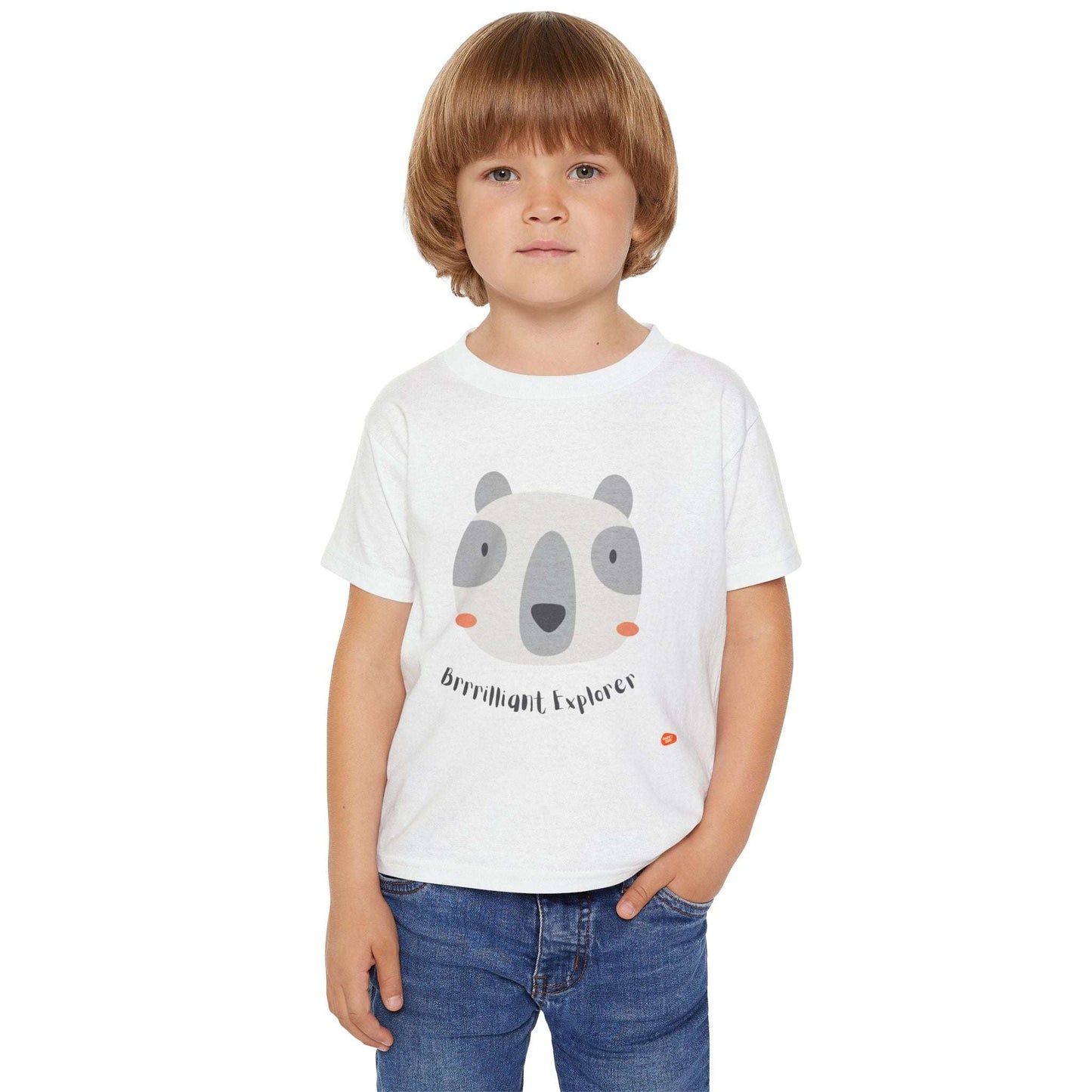 Brilliant Explorer Toddler T-Shirt - Cute Panda Design
