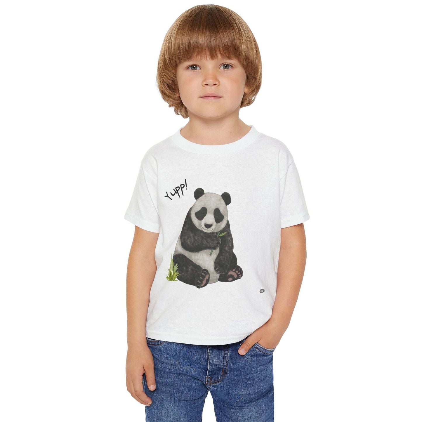 Adorable Panda Kids T-Shirt - Yupp! Cute Toddler Tee