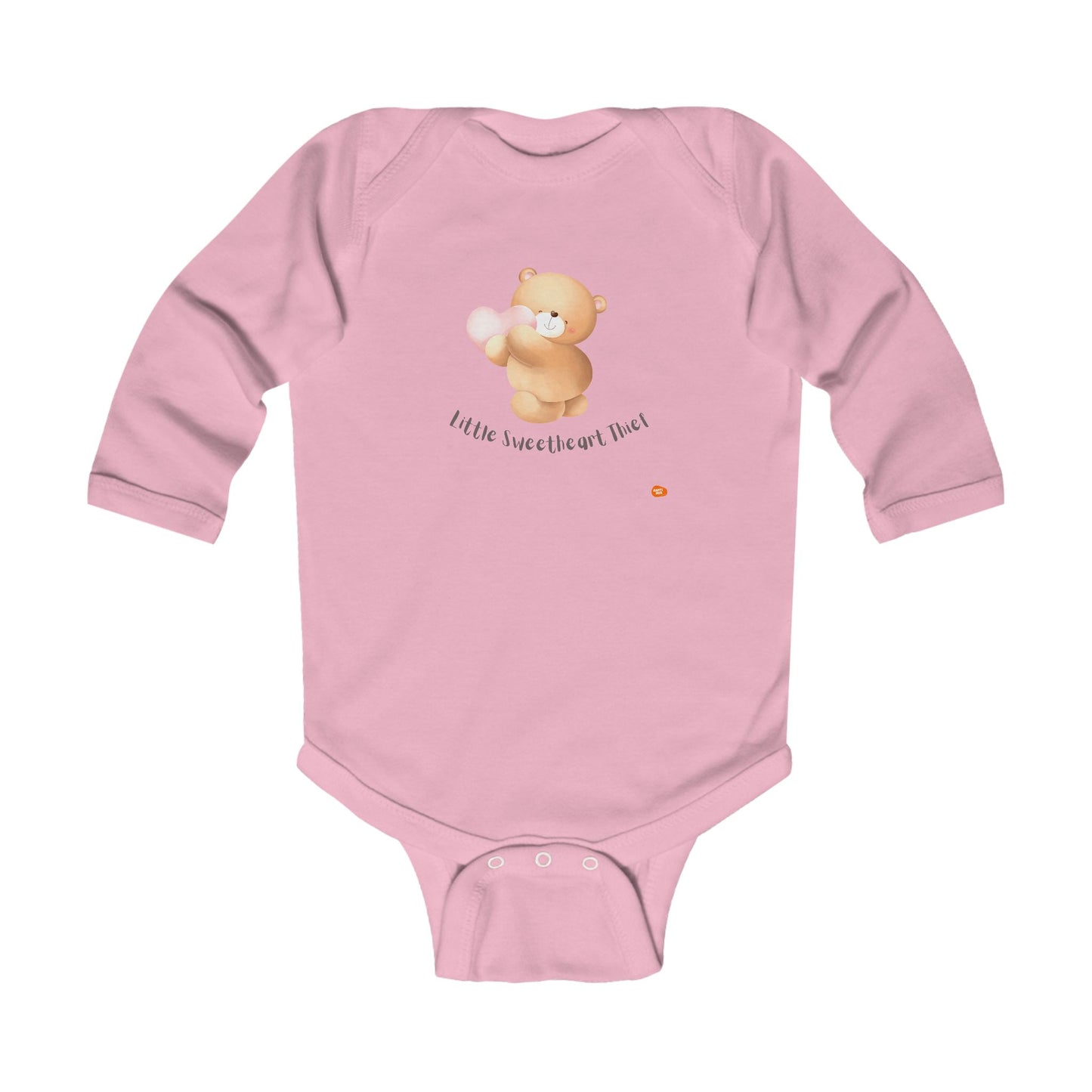 Infant Bodysuit - Little Sweetheart Thief Cute Bear Design - HappyMom
