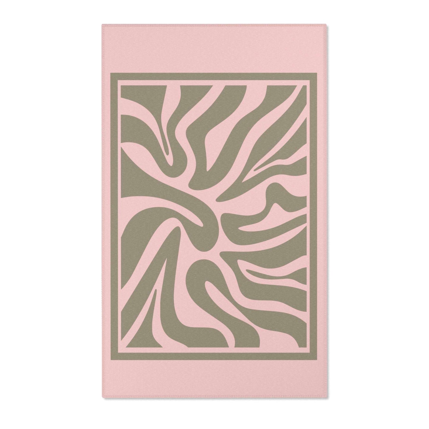 Modern Boho Area Rug - Abstract Design
