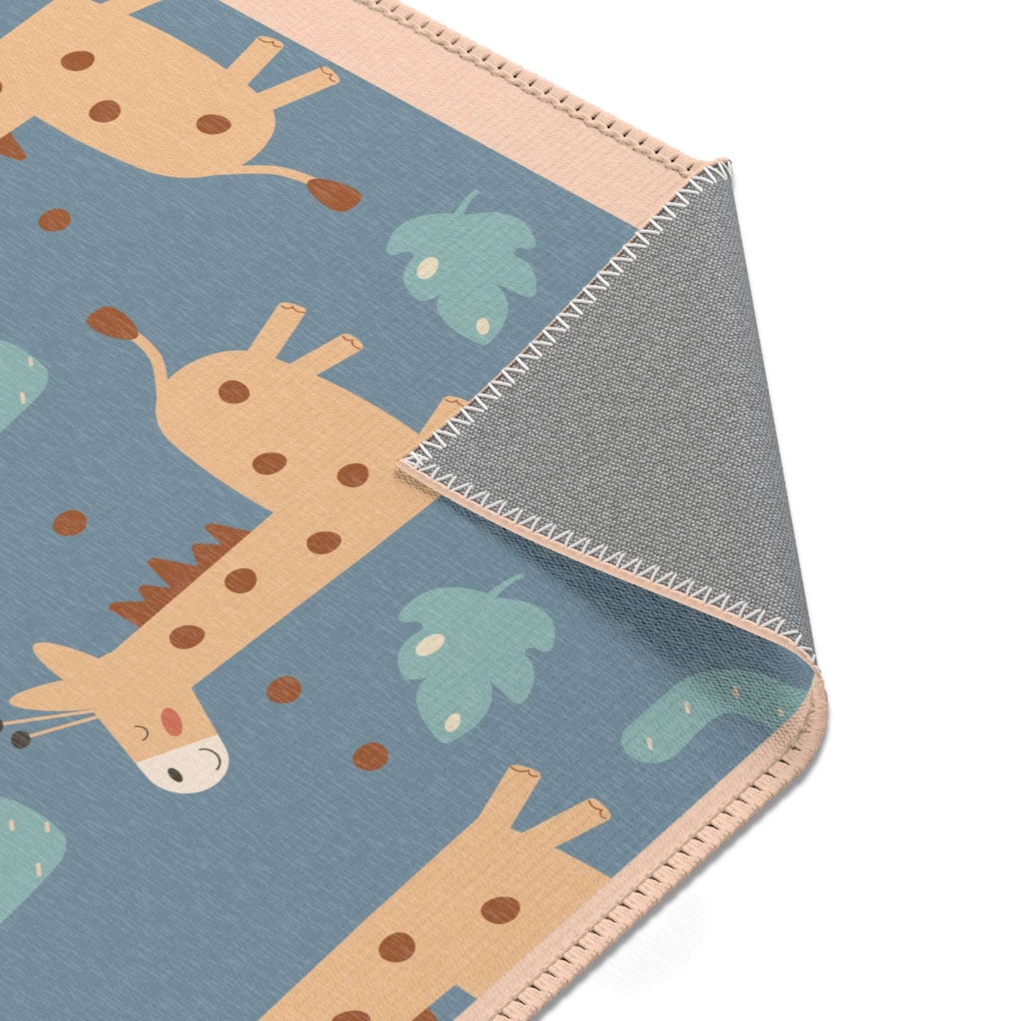 Giraffe Area Rug for Toddler Baby Room