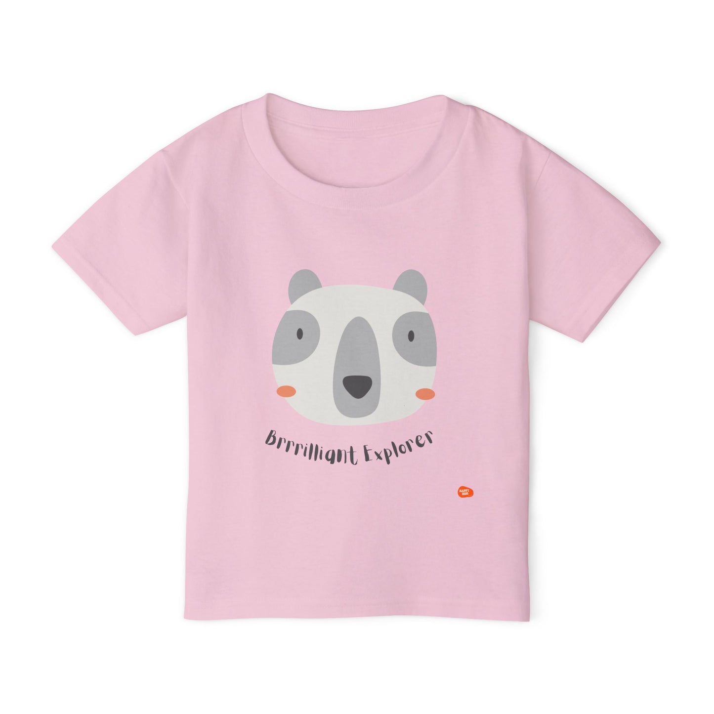 Brilliant Explorer Toddler T-Shirt - Cute Panda Design - HappyMom