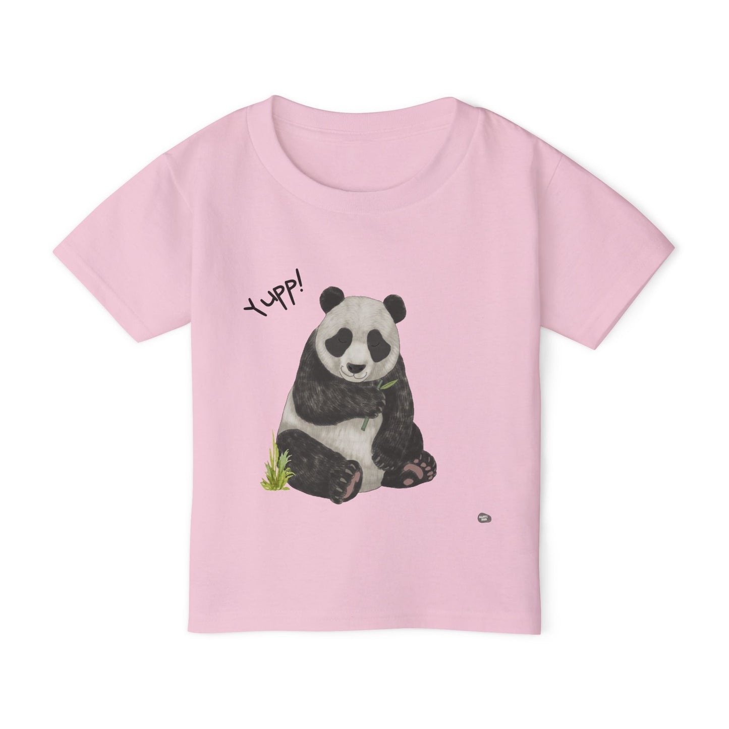 Adorable Panda Kids T-Shirt - Yupp! Cute Toddler Tee - HappyMom