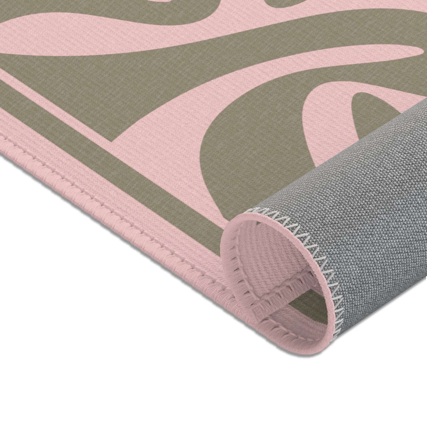 Modern Boho Area Rug - Abstract Design