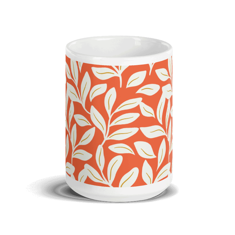 White glossy mug - HappyMom