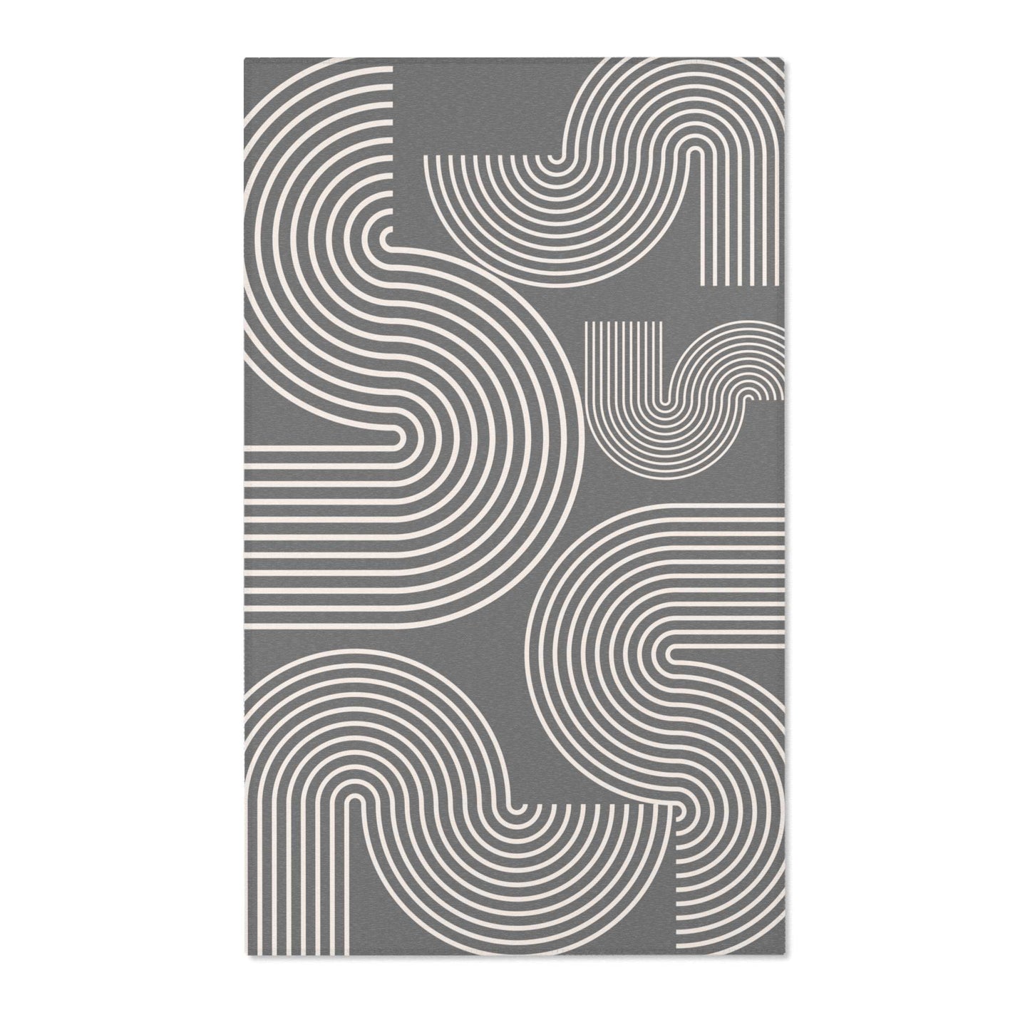 Modern Geometric Area Rug - Stylish Soft Floor Mat for Home Décor