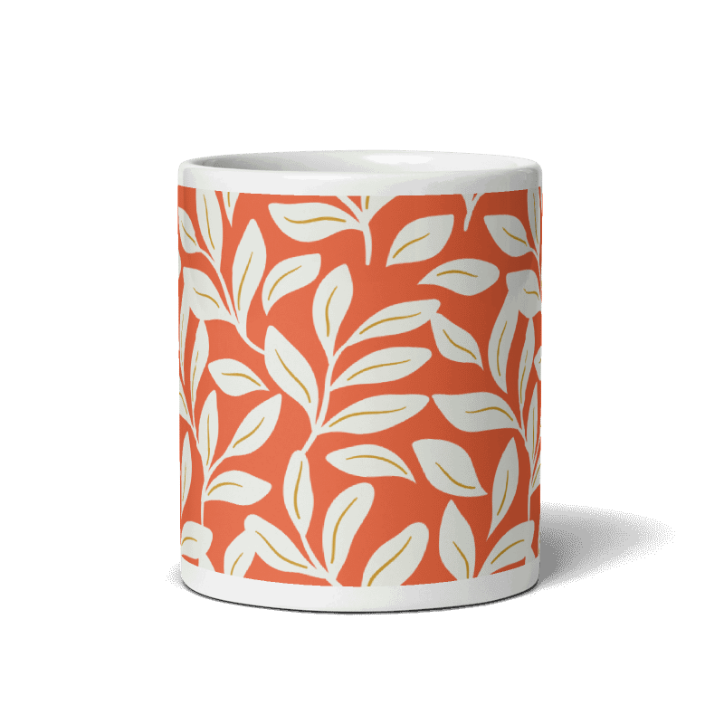 White glossy mug - HappyMom