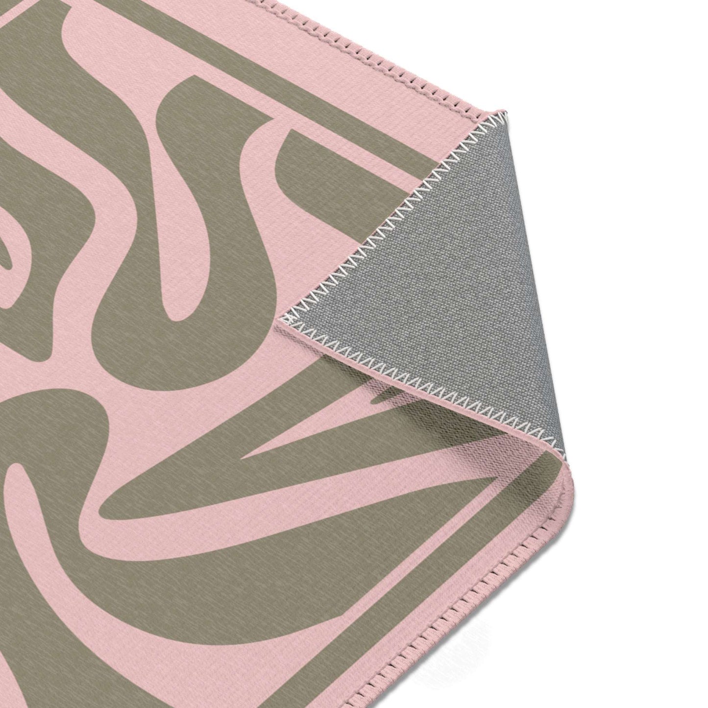 Modern Boho Area Rug - Abstract Design