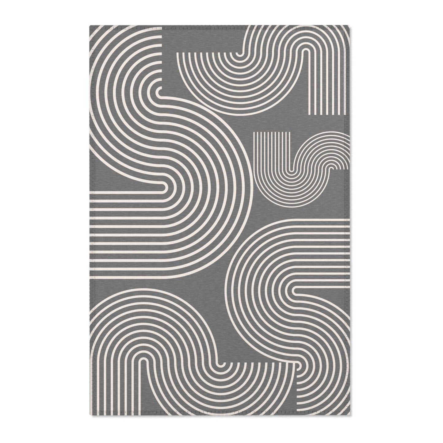 Modern Geometric Area Rug - Stylish Soft Floor Mat for Home Décor