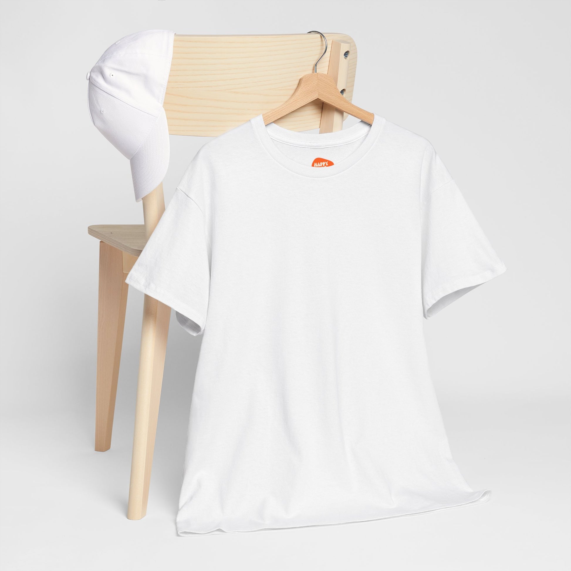 Happy Mom Floral Heavy Cotton Tee - Perfect Gift for Mother's Day - HappyMom