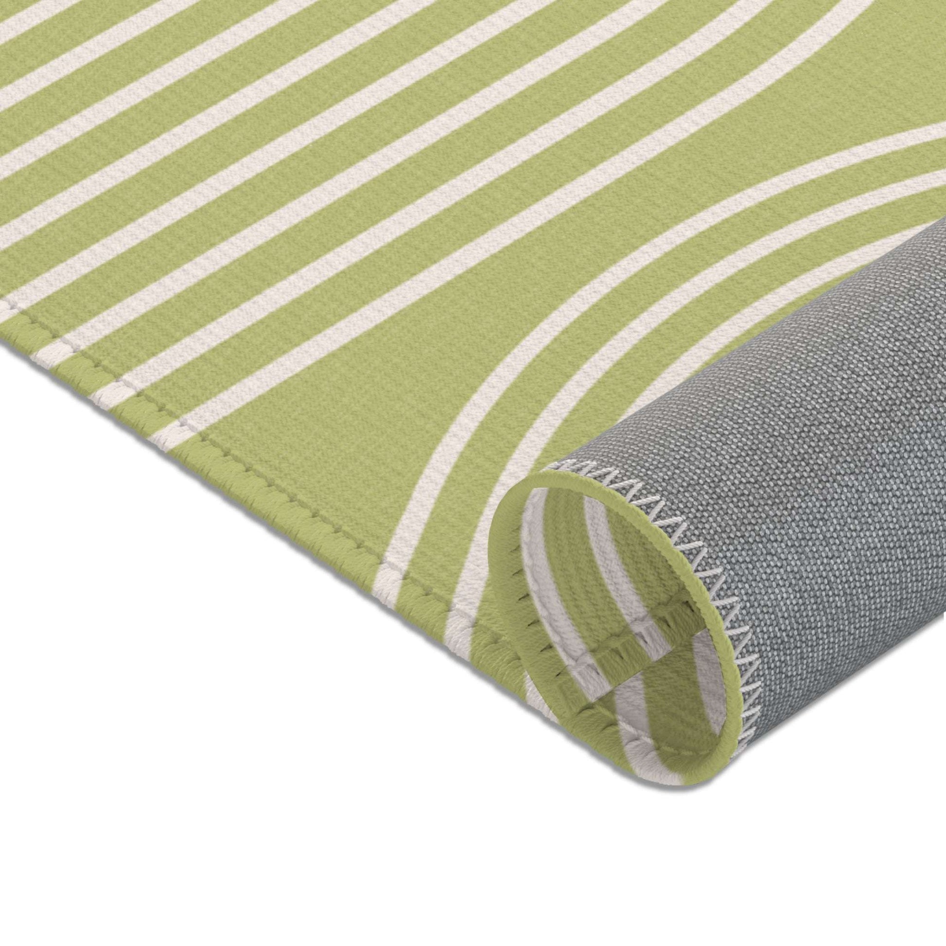 Play Area Rugs - Green Lines - Toddler Room Decor - HappyMom