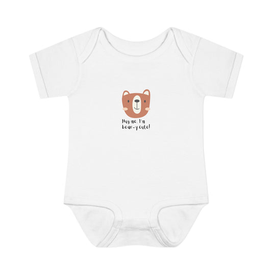 Baby Bodysuit - Cute Bear Design - HappyMom