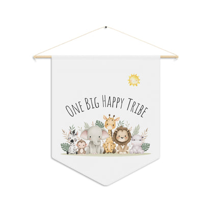 Pennant Banner - One Big Happy Tribe