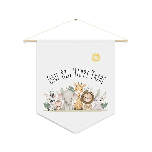 Pennant Banner - One Big Happy Tribe