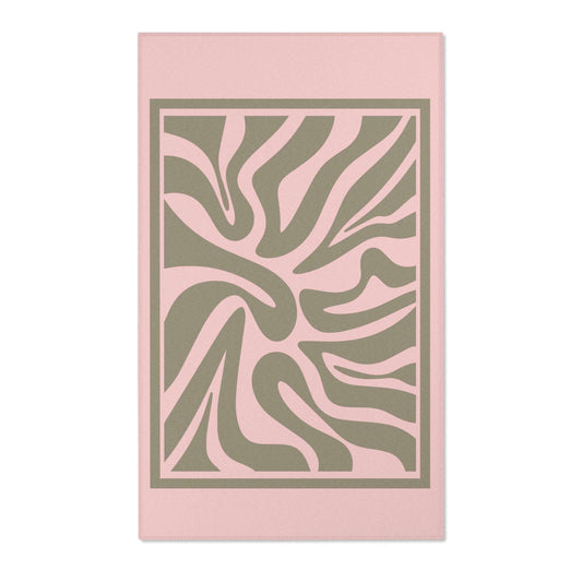 Modern Boho Area Rug - Abstract Design
