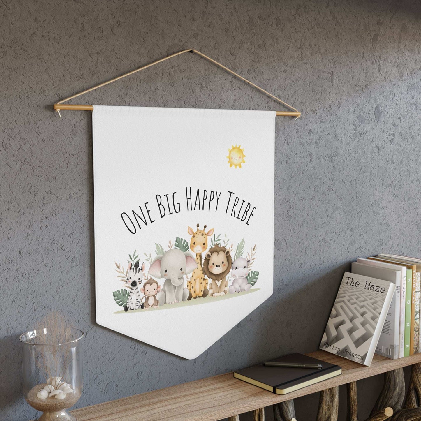 Pennant Banner - One Big Happy Tribe