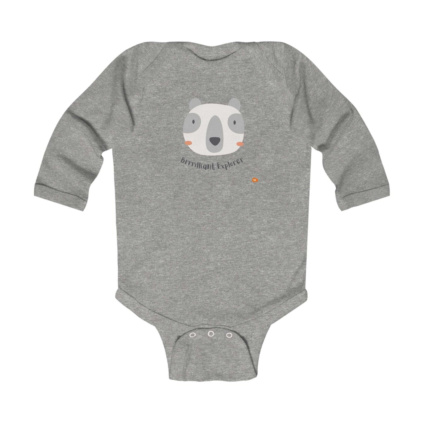 Adorable Infant Long Sleeve Bodysuit - "Born to Explore"