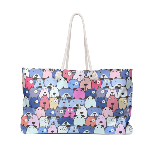 Colorful Animal Print Weekender Bag - Perfect for Travel & Outdoor Adventures