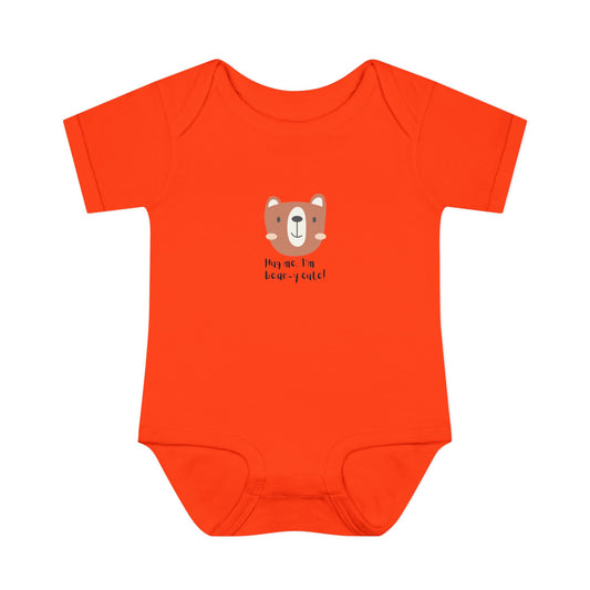 Baby Bodysuit - Cute Bear Design - HappyMom