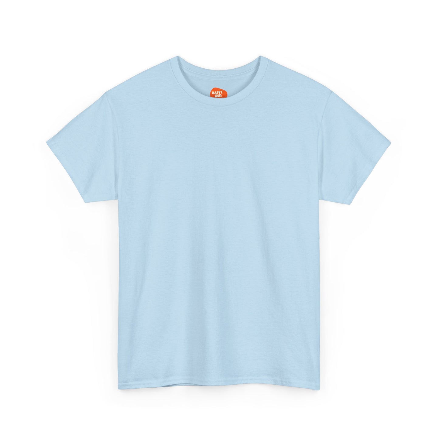 Happy Mom Floral Heavy Cotton Tee - Perfect Gift for Mother's Day - HappyMom