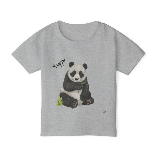Adorable Panda Kids T-Shirt - Yupp! Cute Toddler Tee - HappyMom