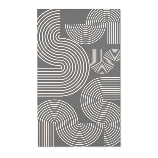 Modern Geometric Area Rug - Stylish Soft Floor Mat for Home Décor
