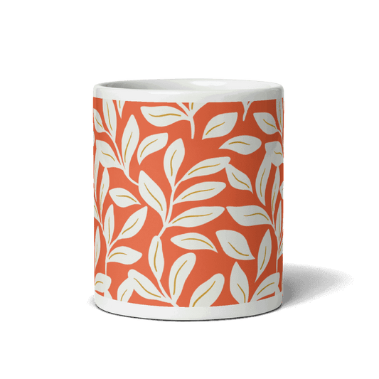 White glossy mug - HappyMom