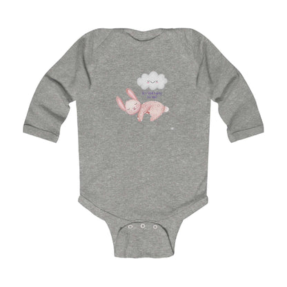 Adorable Infant Long Sleeve Bodysuit with Bunny Design - Perfect Baby Gift