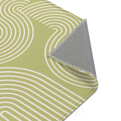Play Area Rugs - Green Lines - Toddler Room Decor - HappyMom