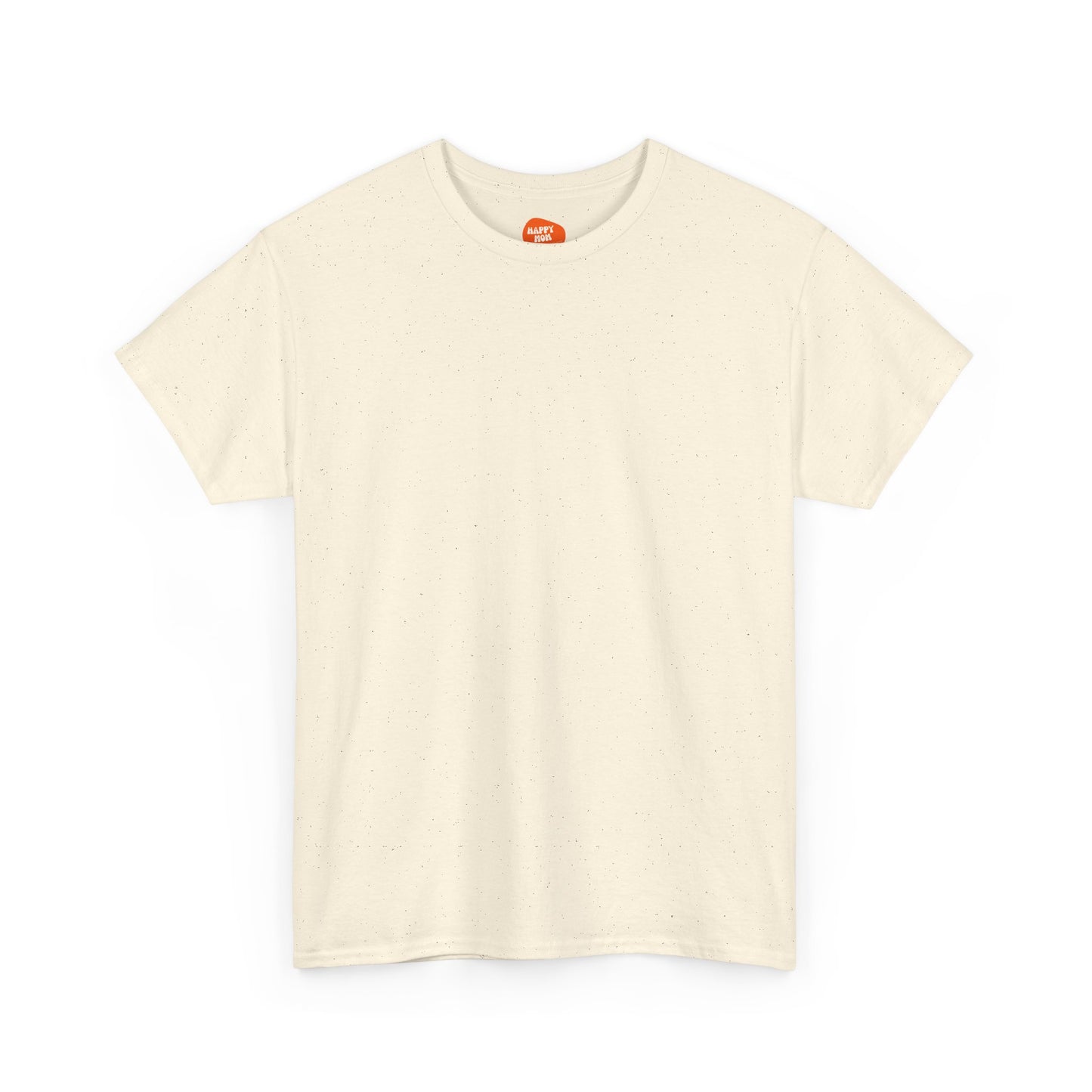 Happy Mom Floral Heavy Cotton Tee - Perfect Gift for Mother's Day - HappyMom