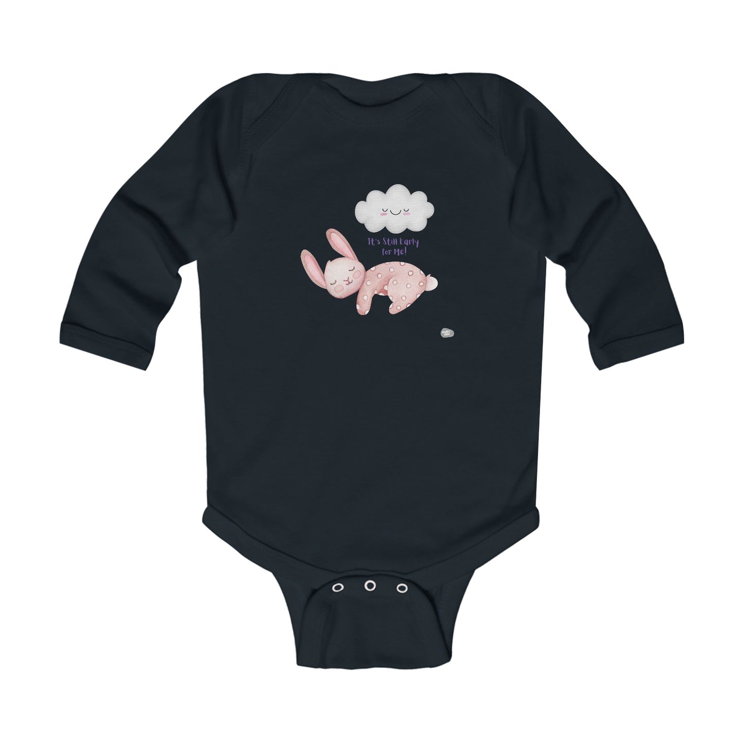 Adorable Infant Long Sleeve Bodysuit with Bunny Design - Perfect Baby Gift - HappyMom