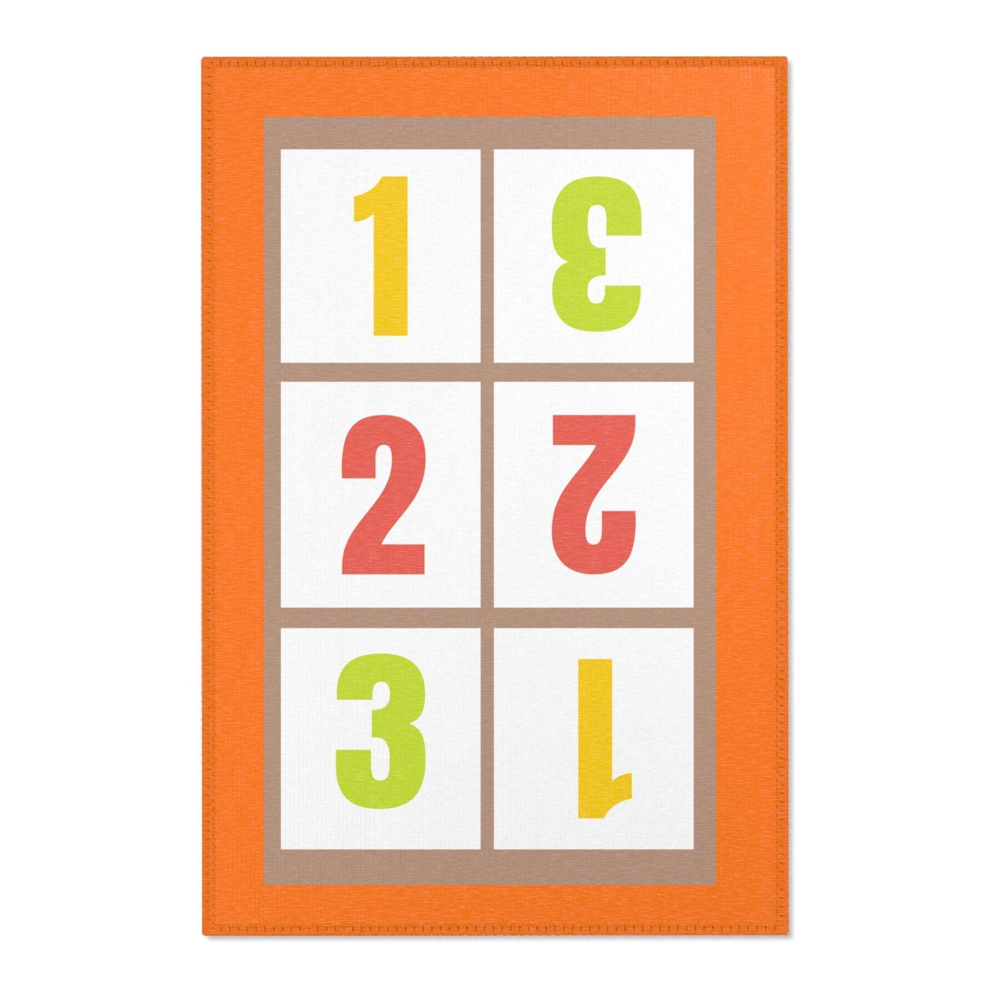 Toddler Rug - 1,2,3 Numbers Play and Teaching Area Rug