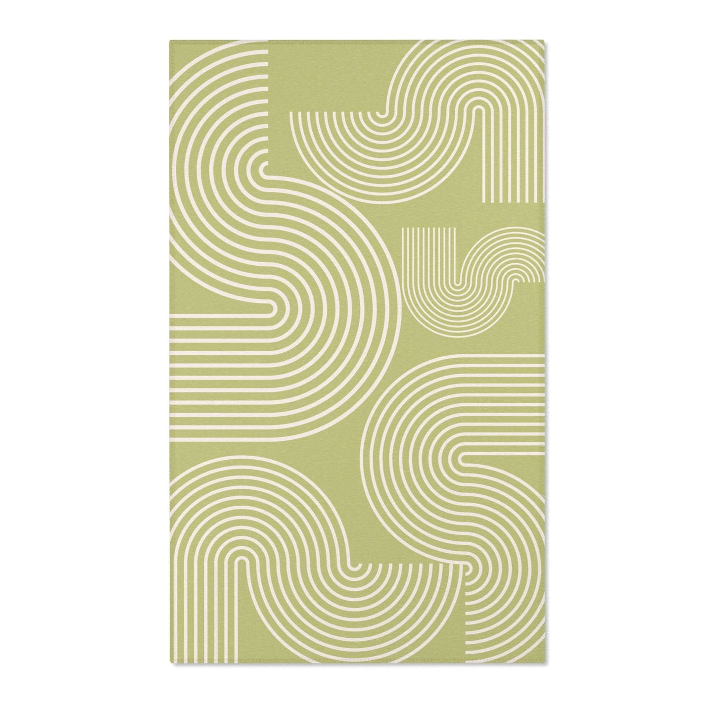 Play Area Rugs - Green Lines - Toddler Room Decor - HappyMom