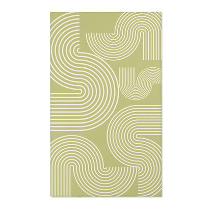 Play Area Rugs - Green Lines - Toddler Room Decor - HappyMom